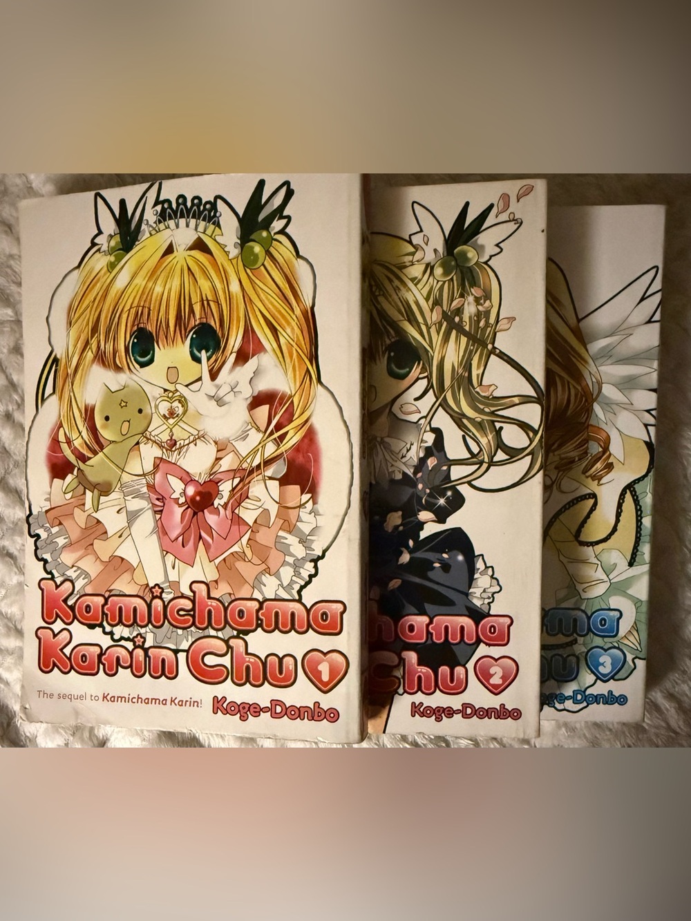Kamichama Karin Chu Manga Volumes 1-3